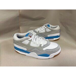 Nike Boys Air Jordan 4 RM (GS) Sneakers Mesh White Blue Size 6.5 NEW IN BOX!